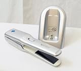 GSI Super Quality Portable Cordless Flat Style Hair Iron, Dual Ceramic Plates, Cradle Docking Station, Carrying Case And Car Charger Included – Great For Travel Or Home Use