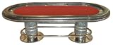 Trademark Poker Deluxe 96-Inch Holdem Table with Raceway and Cup holders (Red)