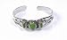 Silver Stone Bangle Bracelet, Size: 15mm