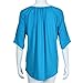 Sunward(TM) Sexy Women Irregular Off Shoulder Long Sleeve Tops Blouse (Large, Blue)