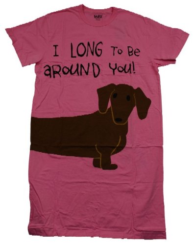 I Long to be Around You Nightshirt Lazy One Dachshund