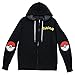 Pokemon Pikachu Pokeball Zip Hoodie Sweatshirt
