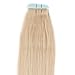 Beauty7 16-28 Inch Tape in Real Remy Human Hair Extensions #613 Bleach Blonde 30-50g 20 Pieces