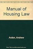Manual of housing law
