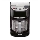 Krups KM4055 Precision 12-Cup Coffeemaker with Glass Carafe