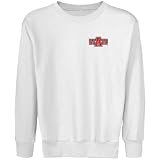 NCAA Arkansas State Red Wolves Youth White Logo Applique Crew Neck Fleece Sweatshirt