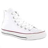 Converse All Star HI White Leather Mens Trainers
