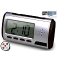 New Version Talking Alarm Clock (Black) with Built-in Motion Sensor Video Cam...