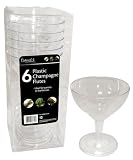 Plastic Champange Flutes 6/Pack (6863)