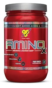 BSN AMINO X - Fruit Punch, 15.3 oz (30 Servings)