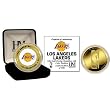 Highland Mint Los Angeles Lakers 24Kt Gold And Color Team Mint Coin