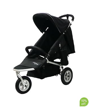Air Buggy Mimi 3-Wheeler Pushchair - Silver/Black