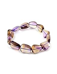 Limited Sales Promotion O-stone Rare Ametrine Arbitrary Shape Starry Sky Bracelet A14 Grounding Stone Protection