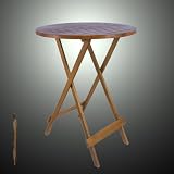 Stehtisch aus Holz Ø80cm