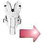 Baby Bjorn Synergy Carrier with Free LED Safety Reflector Light - White