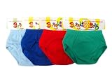 Bright Bots Washable Potty Training Pants 4pk Extra Large with PUL Lining - Boy (approx 2-3yr)