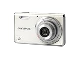 Olympus FE-4000 Digitalkamera (12 Megapixel, 4-fach opt. Zoom, 6,9 cm (2,7 Zoll) Display, Gesichtserkennung, i-Auto Mode, AF-Verfolgung) Pure White - 