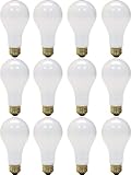 GE Lighting Soft White 3-way 97494 50/100/150-Watt, 2155-Lumen A21 Light Bulb with Medium Base, 12-Pack