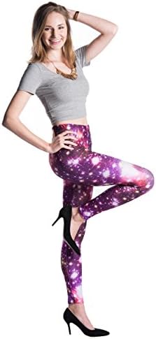 Illuminated Amethyst Design Women's Full Length Legging Tights