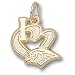 Atlanta Hawks NBA I Heart Logo 1/2 Pendant (14kt)