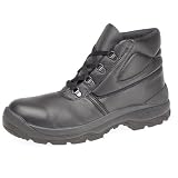 Globe Trotters LH804 Black Lorica CHUKKA BOOT With Anti-Scuff Toe And Heel and Steel Toe Caps