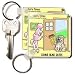 Canine Blind Date Shar-pie and Poodle - Set Of 6 Key Chains