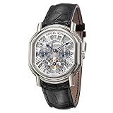 Daniel Roth 119-X-60-896-CN-BA Perpetual Calendar White and Silver Dial Leather Alligator Mens... 