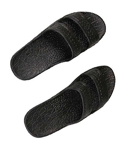 Originated Hawaii Black Unisex Sandal, Size 8