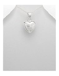 Heart Pendant Necklace In 92.5 Sterling Silver