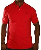 POLO Ralph Lauren Casual Short Sleeved Mens Button Mesh Polo Shirt Sz