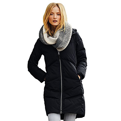 Lands' End Women's Won't Let You Down Coat - Regular XL - Black