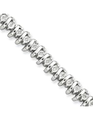 Sterling Silver Diamond Tennis Bracelet