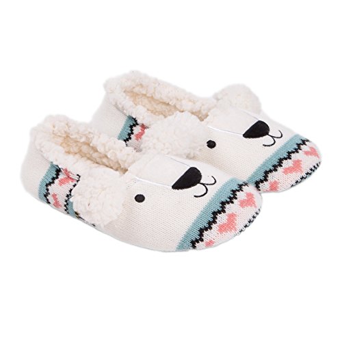 MiYang Women's Super Soft Bunny Roomy Slipper
