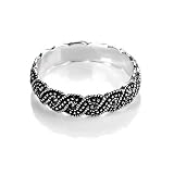FOJO's Marcasite Weave Band Ring