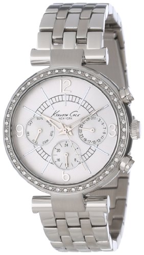 Kenneth Cole KC4872 - Orologio da polso donna, acciaio inox, colore: argento