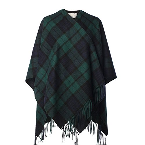 Edinburgh 100% Lambswool Scottish Tartan Mini Cape