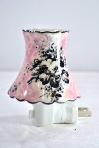 Pink with black flower beautiful designer night light