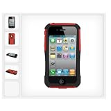 Apple iPhone 4 Aegis Series Impact Resistant Case  by Trident - TRI AG-IPH4-RD - Red