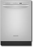 KitchenAid Architect K Series II KUDK03CTSS Full Console Dishwasher with 4 Cycles, Optimum Wash Sensor and 54 dBA Whisper Quiet Plus Sound Insulation System: Stainless Steel