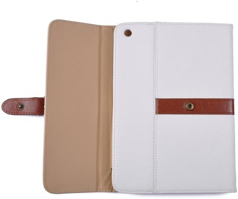 You Vouge Leather 360 Degrees Model the Smart Case for Ipad Air, 9.7inch Business Litch Texture Design Pu Leather Stand Case Cover for Ipad 5 5th Generation, Multi-color Choice (White) (White)
