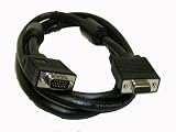 SVGA Monitor Cable with Ferrite HD15 M-F, 25ft