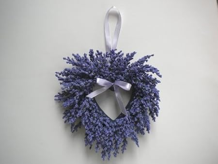 Lavender Heart Wreath