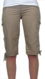 Women's Crop in Khaki by Jolt