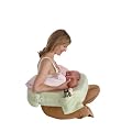 My Brest Friend Breastfeeding Pillow Twin Pillow Blue/Gingham