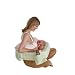 My Brest Friend Breastfeeding Pillow Twin Pillow Blue/Gingham