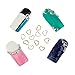 20 pcs Hearts Silver / Gold Nail Art Decorations Crystals Jewels Gems By VAGA