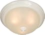 Maxim 5832FTCS 3-Light Flush Mount Country Stone Frosted Glass