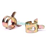 10 ミリメートル 20 ピース春バンド型耐久性燃料ホース クリップ シリコーン パイプクランプ #60427