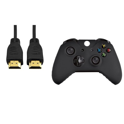 Theo&Cleo Black Controller Silionce Case+15FT Black High Speed HDMI Cable with Ethernet M/M For Xbox One
Theo&Cleo Black Controller Silionce Case+15FT Black High Speed HDMI Cable with Ethernet M/M For Xbox One