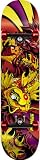 Speed Demon Koi Complete Skateboard (Yellow/Red, 7.8-Inch)